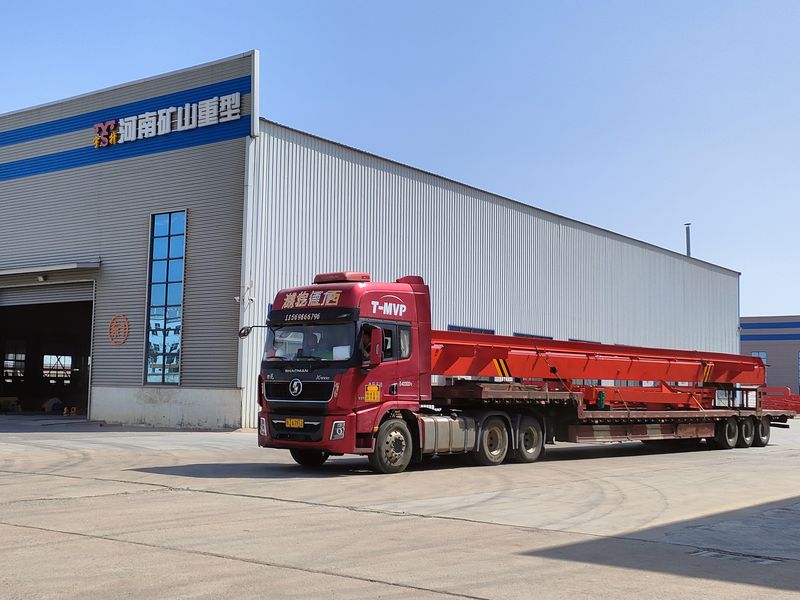 電動葫蘆門式起重機  MHxh10t—14m 外懸3.5/1.5m 制作完成，發(fā)往青海交付客戶使用