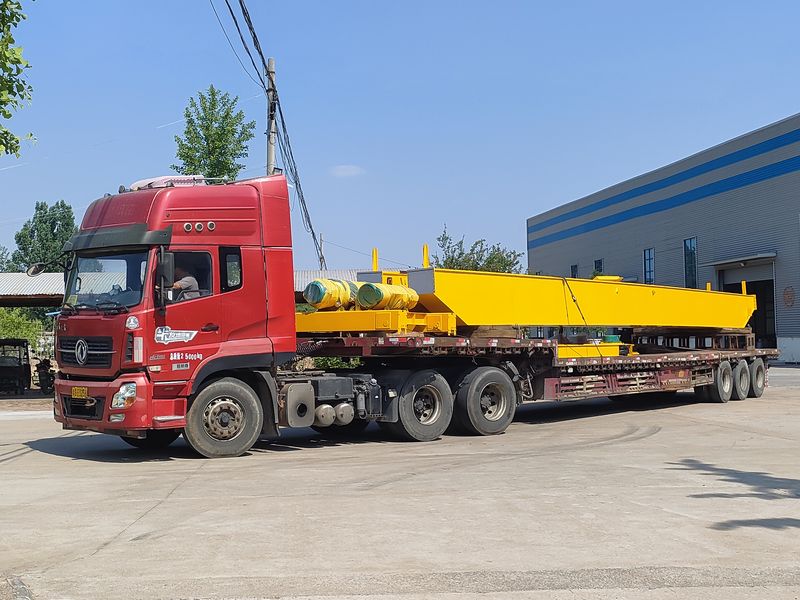 電動葫蘆橋式起重機  LH16/5t-16.4m 制作完成，發(fā)往湖南交付客戶使用。